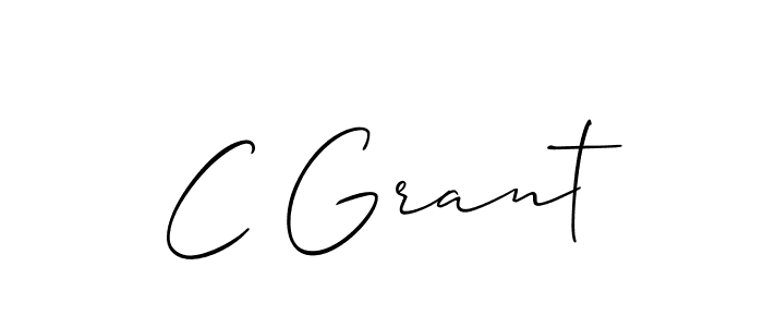 Best and Professional Signature Style for C Grant. Allison_Script Best Signature Style Collection. C Grant signature style 2 images and pictures png