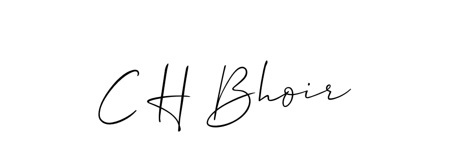 Make a short C H Bhoir signature style. Manage your documents anywhere anytime using Allison_Script. Create and add eSignatures, submit forms, share and send files easily. C H Bhoir signature style 2 images and pictures png