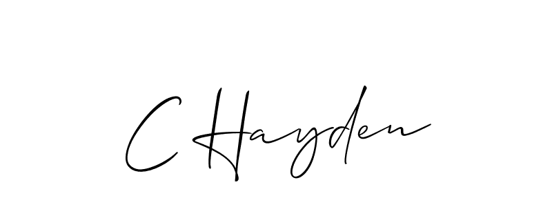 Similarly Allison_Script is the best handwritten signature design. Signature creator online .You can use it as an online autograph creator for name C Hayden. C Hayden signature style 2 images and pictures png