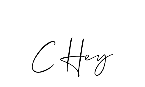 How to make C Hey name signature. Use Allison_Script style for creating short signs online. This is the latest handwritten sign. C Hey signature style 2 images and pictures png