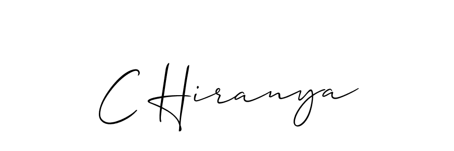 if you are searching for the best signature style for your name C Hiranya. so please give up your signature search. here we have designed multiple signature styles  using Allison_Script. C Hiranya signature style 2 images and pictures png
