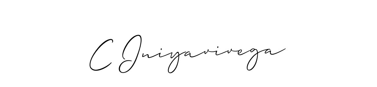 Once you've used our free online signature maker to create your best signature Allison_Script style, it's time to enjoy all of the benefits that C Iniyavivega name signing documents. C Iniyavivega signature style 2 images and pictures png