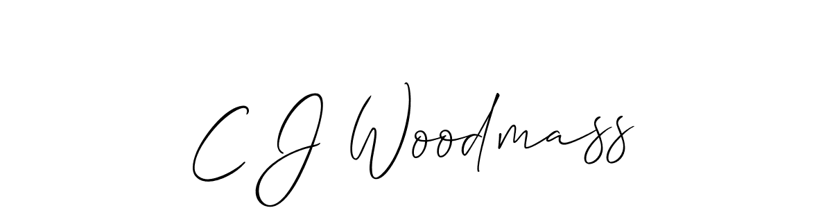Once you've used our free online signature maker to create your best signature Allison_Script style, it's time to enjoy all of the benefits that C J Woodmass name signing documents. C J Woodmass signature style 2 images and pictures png