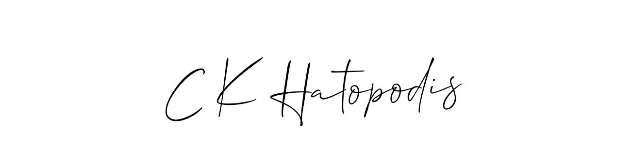 Check out images of Autograph of C K Hatopodis name. Actor C K Hatopodis Signature Style. Allison_Script is a professional sign style online. C K Hatopodis signature style 2 images and pictures png