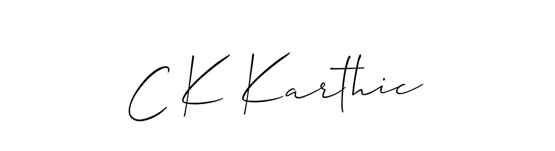 This is the best signature style for the C K Karthic name. Also you like these signature font (Allison_Script). Mix name signature. C K Karthic signature style 2 images and pictures png