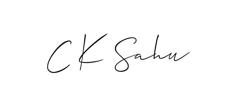 Make a beautiful signature design for name C K Sahu. Use this online signature maker to create a handwritten signature for free. C K Sahu signature style 2 images and pictures png