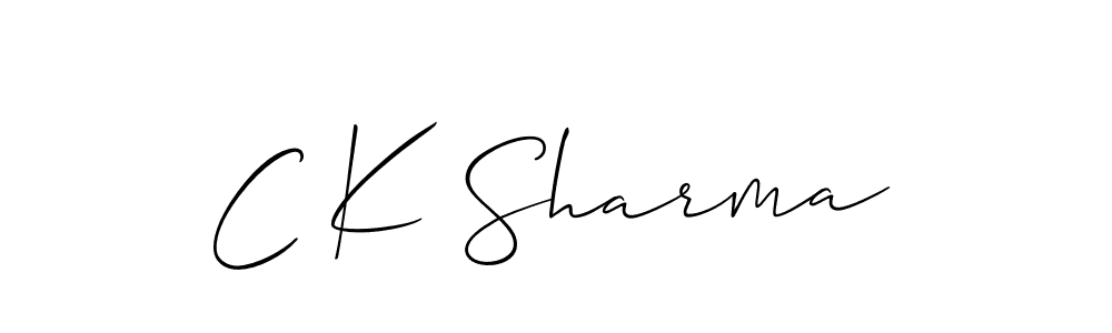 Make a beautiful signature design for name C K Sharma. Use this online signature maker to create a handwritten signature for free. C K Sharma signature style 2 images and pictures png