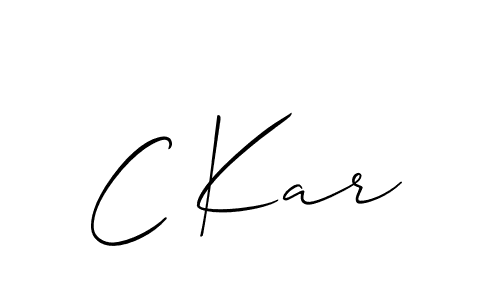 Make a beautiful signature design for name C Kar. Use this online signature maker to create a handwritten signature for free. C Kar signature style 2 images and pictures png