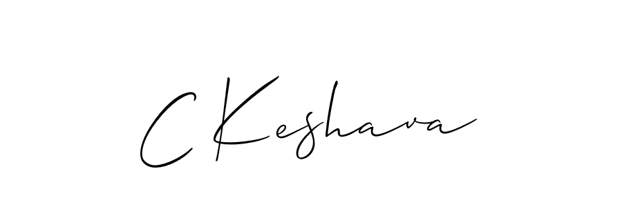 How to make C Keshava name signature. Use Allison_Script style for creating short signs online. This is the latest handwritten sign. C Keshava signature style 2 images and pictures png