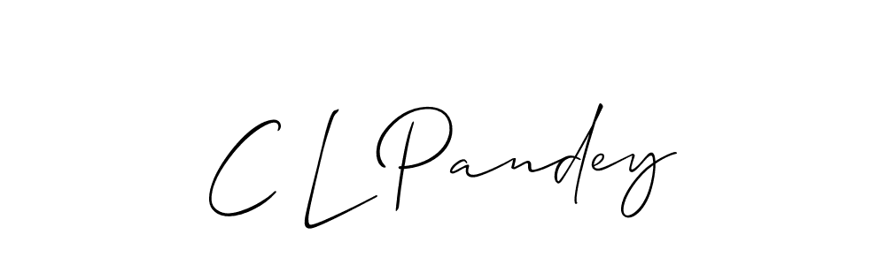This is the best signature style for the C L Pandey name. Also you like these signature font (Allison_Script). Mix name signature. C L Pandey signature style 2 images and pictures png