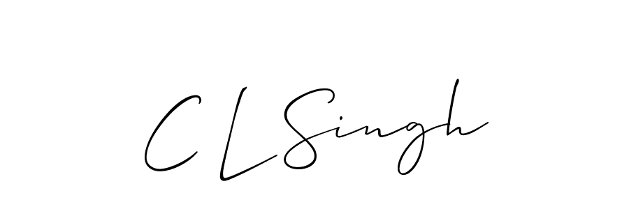 Once you've used our free online signature maker to create your best signature Allison_Script style, it's time to enjoy all of the benefits that C L Singh name signing documents. C L Singh signature style 2 images and pictures png