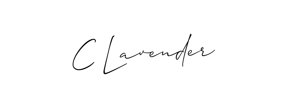 Make a short C Lavender signature style. Manage your documents anywhere anytime using Allison_Script. Create and add eSignatures, submit forms, share and send files easily. C Lavender signature style 2 images and pictures png