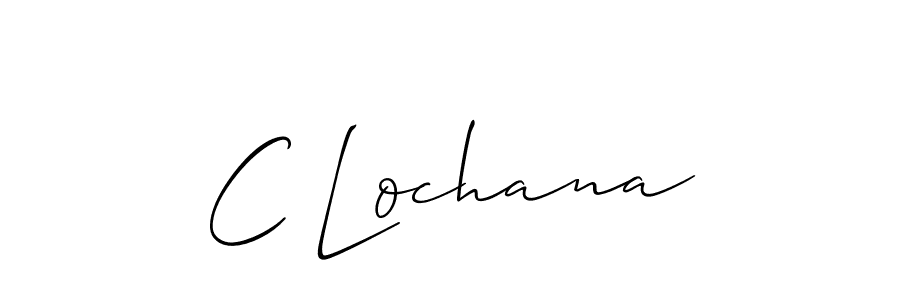 Here are the top 10 professional signature styles for the name C Lochana. These are the best autograph styles you can use for your name. C Lochana signature style 2 images and pictures png