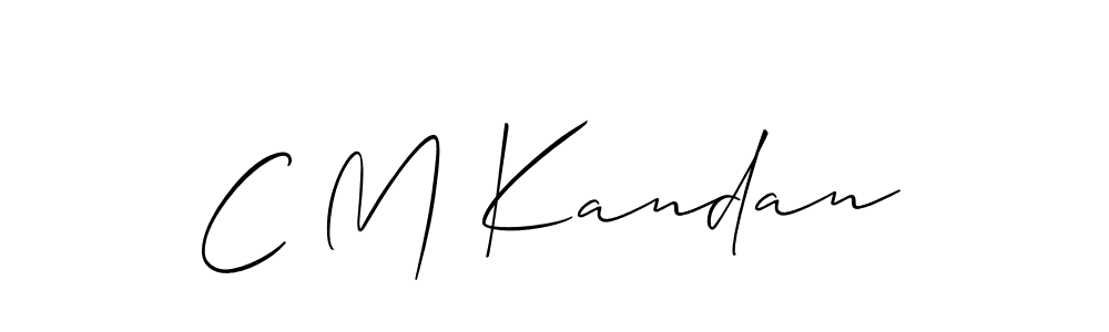 This is the best signature style for the C M Kandan name. Also you like these signature font (Allison_Script). Mix name signature. C M Kandan signature style 2 images and pictures png