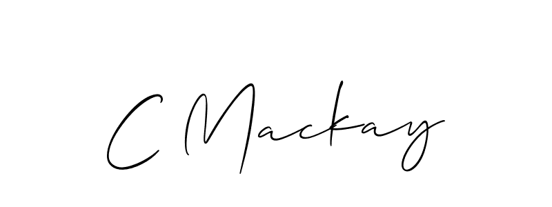 C Mackay stylish signature style. Best Handwritten Sign (Allison_Script) for my name. Handwritten Signature Collection Ideas for my name C Mackay. C Mackay signature style 2 images and pictures png