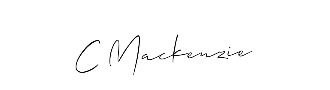 The best way (Allison_Script) to make a short signature is to pick only two or three words in your name. The name C Mackenzie include a total of six letters. For converting this name. C Mackenzie signature style 2 images and pictures png