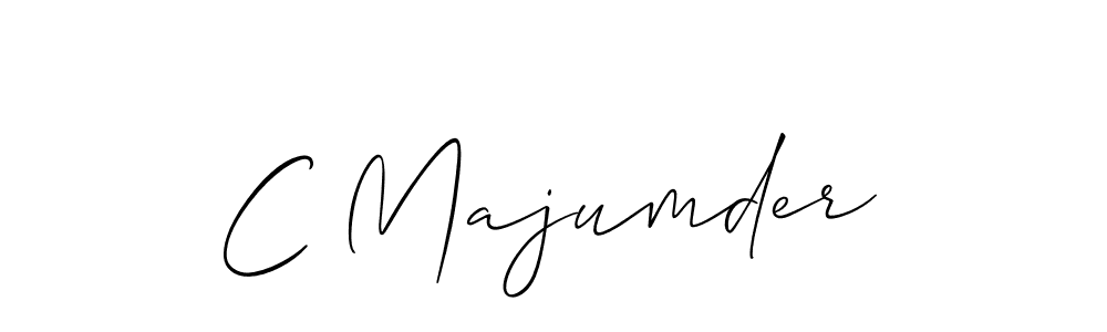How to make C Majumder signature? Allison_Script is a professional autograph style. Create handwritten signature for C Majumder name. C Majumder signature style 2 images and pictures png