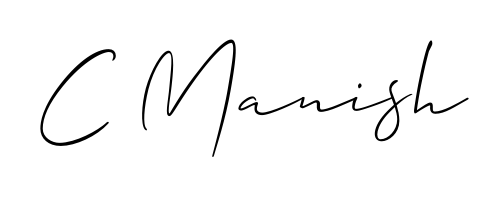 Build your personal autograph collection for name C Manish with Allison_Script design. Browse, select, and save your favorites. C Manish signature style 2 images and pictures png