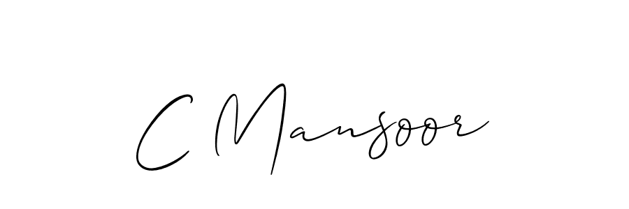 Once you've used our free online signature maker to create your best signature Allison_Script style, it's time to enjoy all of the benefits that C Mansoor name signing documents. C Mansoor signature style 2 images and pictures png