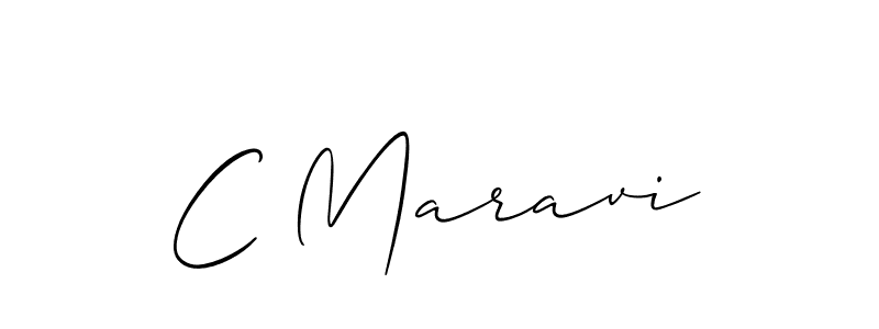 It looks lik you need a new signature style for name C Maravi. Design unique handwritten (Allison_Script) signature with our free signature maker in just a few clicks. C Maravi signature style 2 images and pictures png