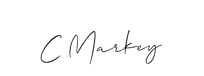 Similarly Allison_Script is the best handwritten signature design. Signature creator online .You can use it as an online autograph creator for name C Markey. C Markey signature style 2 images and pictures png
