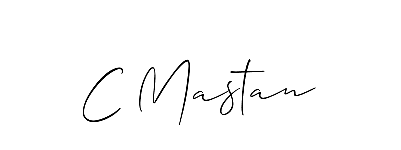 How to Draw C Mastan signature style? Allison_Script is a latest design signature styles for name C Mastan. C Mastan signature style 2 images and pictures png