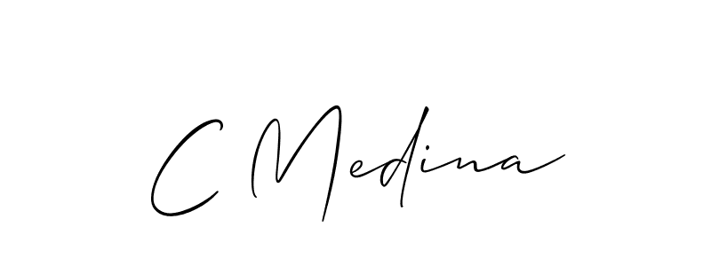 You can use this online signature creator to create a handwritten signature for the name C Medina. This is the best online autograph maker. C Medina signature style 2 images and pictures png