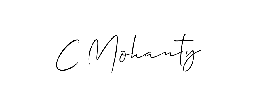 How to Draw C Mohanty signature style? Allison_Script is a latest design signature styles for name C Mohanty. C Mohanty signature style 2 images and pictures png