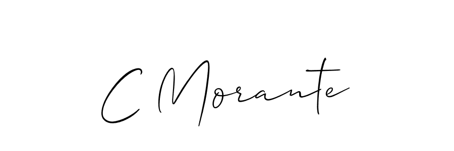 Allison_Script is a professional signature style that is perfect for those who want to add a touch of class to their signature. It is also a great choice for those who want to make their signature more unique. Get C Morante name to fancy signature for free. C Morante signature style 2 images and pictures png