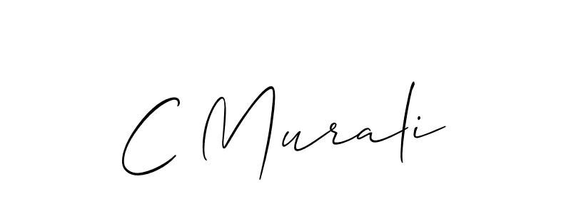 Once you've used our free online signature maker to create your best signature Allison_Script style, it's time to enjoy all of the benefits that C Murali name signing documents. C Murali signature style 2 images and pictures png