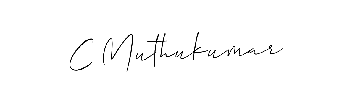 It looks lik you need a new signature style for name C Muthukumar. Design unique handwritten (Allison_Script) signature with our free signature maker in just a few clicks. C Muthukumar signature style 2 images and pictures png