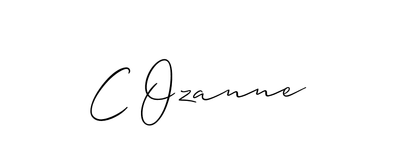 Design your own signature with our free online signature maker. With this signature software, you can create a handwritten (Allison_Script) signature for name C Ozanne. C Ozanne signature style 2 images and pictures png