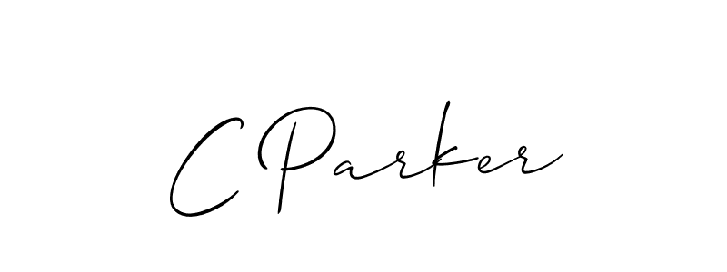 Make a short C Parker signature style. Manage your documents anywhere anytime using Allison_Script. Create and add eSignatures, submit forms, share and send files easily. C Parker signature style 2 images and pictures png