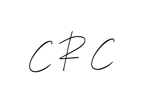 Also we have C R C name is the best signature style. Create professional handwritten signature collection using Allison_Script autograph style. C R C signature style 2 images and pictures png