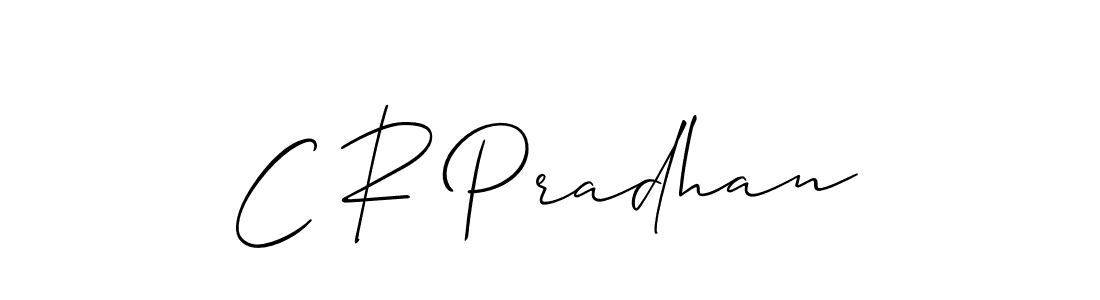 Make a short C R Pradhan signature style. Manage your documents anywhere anytime using Allison_Script. Create and add eSignatures, submit forms, share and send files easily. C R Pradhan signature style 2 images and pictures png