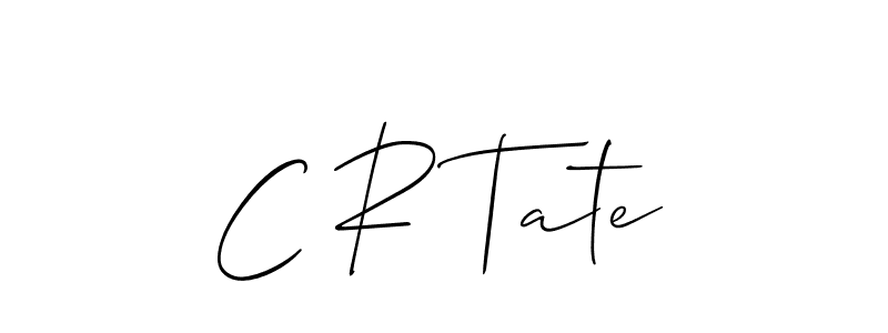 Make a beautiful signature design for name C R Tate. Use this online signature maker to create a handwritten signature for free. C R Tate signature style 2 images and pictures png