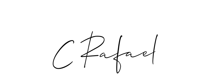 Also we have C Rafael name is the best signature style. Create professional handwritten signature collection using Allison_Script autograph style. C Rafael signature style 2 images and pictures png