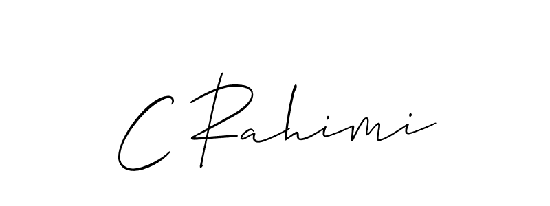 See photos of C Rahimi official signature by Spectra . Check more albums & portfolios. Read reviews & check more about Allison_Script font. C Rahimi signature style 2 images and pictures png