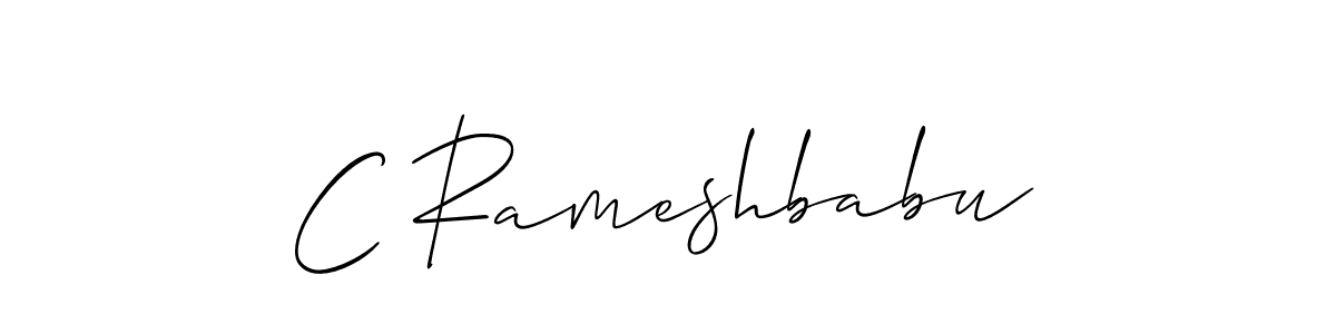 C Rameshbabu stylish signature style. Best Handwritten Sign (Allison_Script) for my name. Handwritten Signature Collection Ideas for my name C Rameshbabu. C Rameshbabu signature style 2 images and pictures png