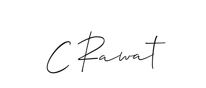 You can use this online signature creator to create a handwritten signature for the name C Rawat. This is the best online autograph maker. C Rawat signature style 2 images and pictures png