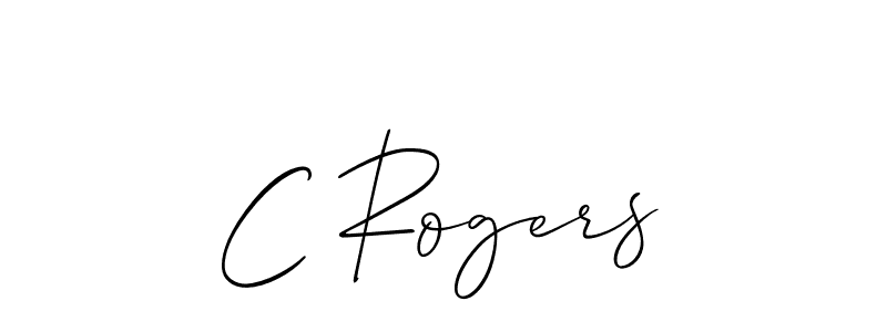 It looks lik you need a new signature style for name C Rogers. Design unique handwritten (Allison_Script) signature with our free signature maker in just a few clicks. C Rogers signature style 2 images and pictures png