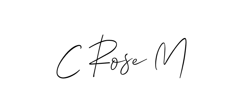 Once you've used our free online signature maker to create your best signature Allison_Script style, it's time to enjoy all of the benefits that C Rose M name signing documents. C Rose M signature style 2 images and pictures png