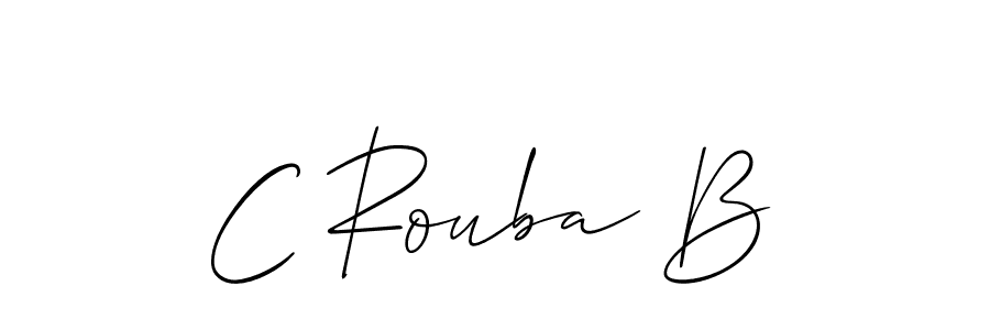 You can use this online signature creator to create a handwritten signature for the name C Rouba B. This is the best online autograph maker. C Rouba B signature style 2 images and pictures png