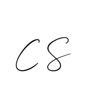 Make a beautiful signature design for name C S. Use this online signature maker to create a handwritten signature for free. C S signature style 2 images and pictures png
