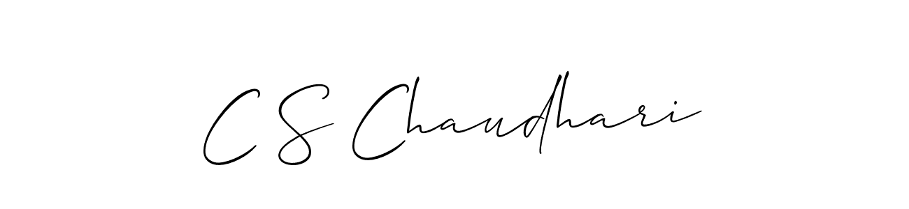 How to Draw C S Chaudhari signature style? Allison_Script is a latest design signature styles for name C S Chaudhari. C S Chaudhari signature style 2 images and pictures png