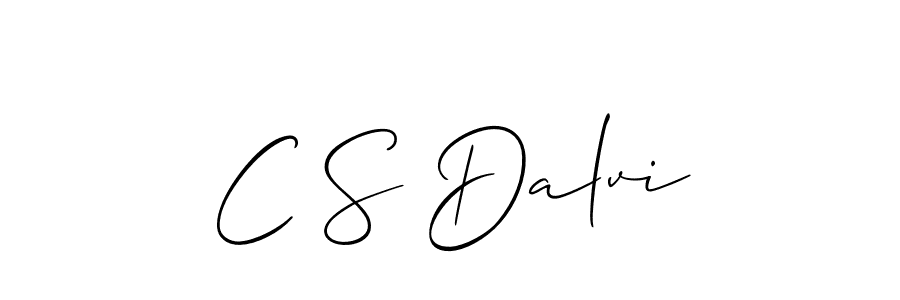 It looks lik you need a new signature style for name C S Dalvi. Design unique handwritten (Allison_Script) signature with our free signature maker in just a few clicks. C S Dalvi signature style 2 images and pictures png