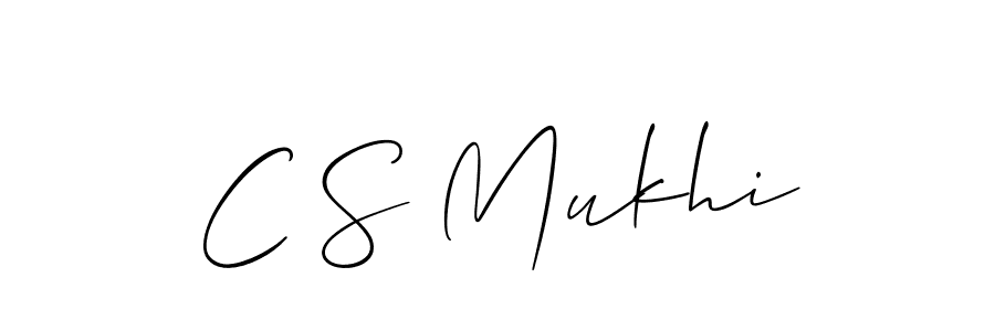 Make a short C S Mukhi signature style. Manage your documents anywhere anytime using Allison_Script. Create and add eSignatures, submit forms, share and send files easily. C S Mukhi signature style 2 images and pictures png
