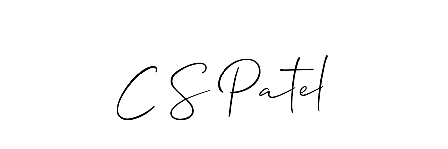 Once you've used our free online signature maker to create your best signature Allison_Script style, it's time to enjoy all of the benefits that C S Patel name signing documents. C S Patel signature style 2 images and pictures png