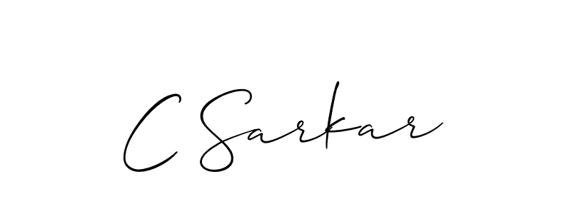 Allison_Script is a professional signature style that is perfect for those who want to add a touch of class to their signature. It is also a great choice for those who want to make their signature more unique. Get C Sarkar name to fancy signature for free. C Sarkar signature style 2 images and pictures png