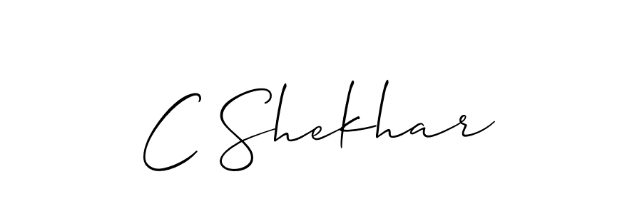 Make a short C Shekhar signature style. Manage your documents anywhere anytime using Allison_Script. Create and add eSignatures, submit forms, share and send files easily. C Shekhar signature style 2 images and pictures png